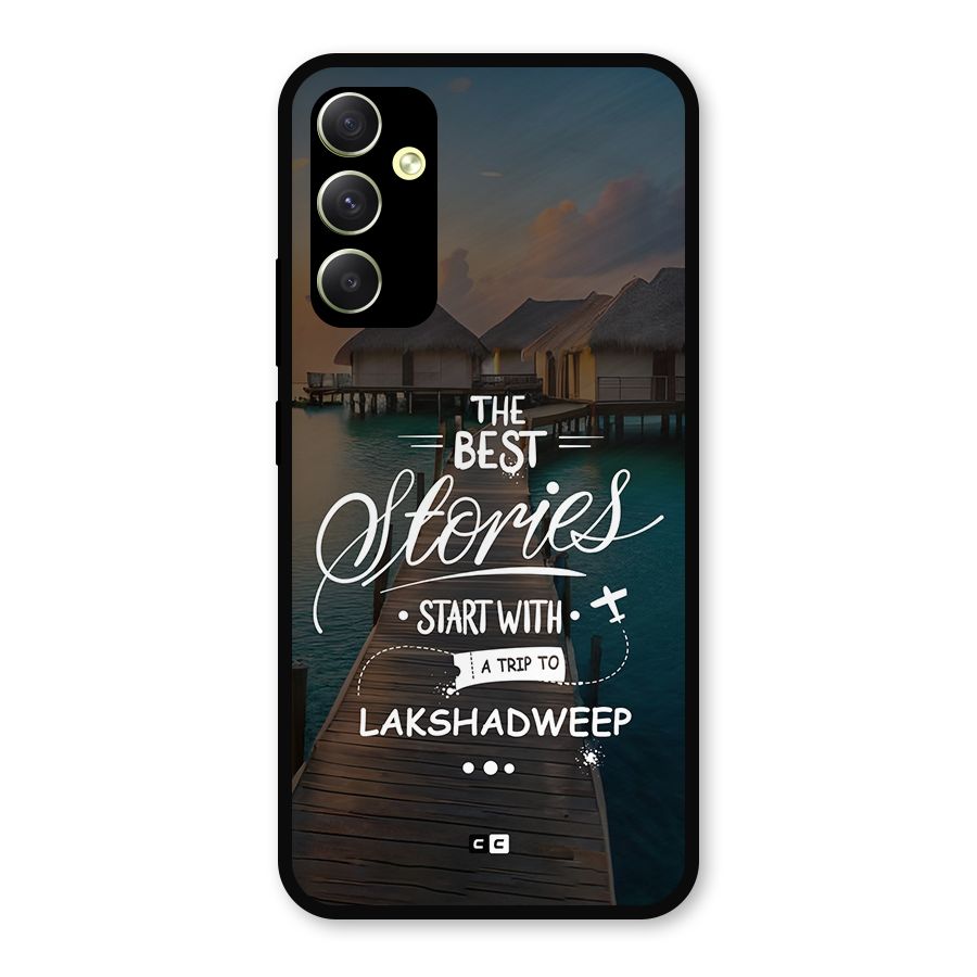 Lakshadweep Stories Metal Back Case for Galaxy A34