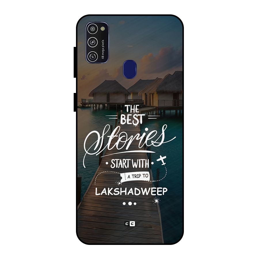 Lakshadweep Stories Metal Back Case for Galaxy M30s