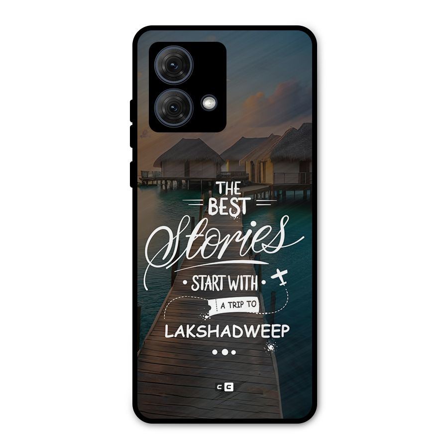 Lakshadweep Stories Metal Back Case for Moto G84