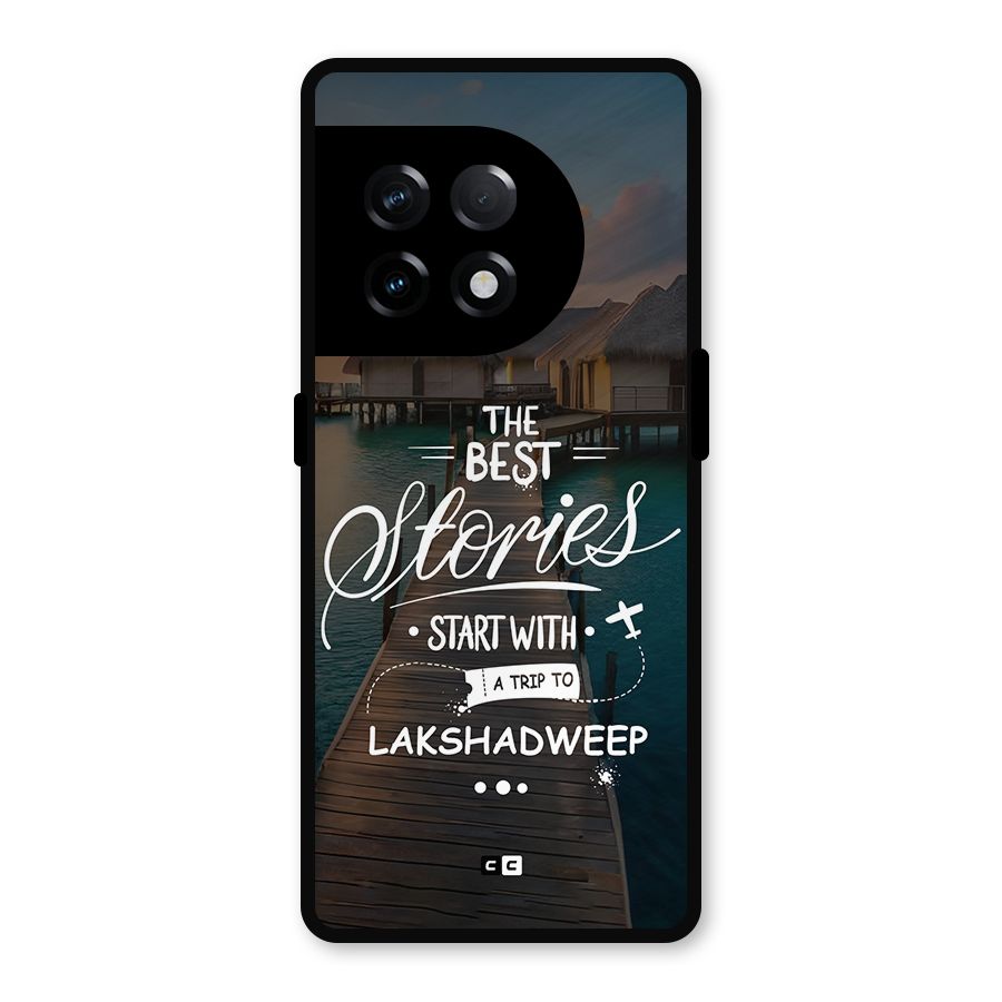 Lakshadweep Stories Metal Back Case for OnePlus 11R