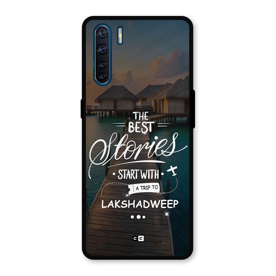 Lakshadweep Stories Metal Back Case for Oppo F15