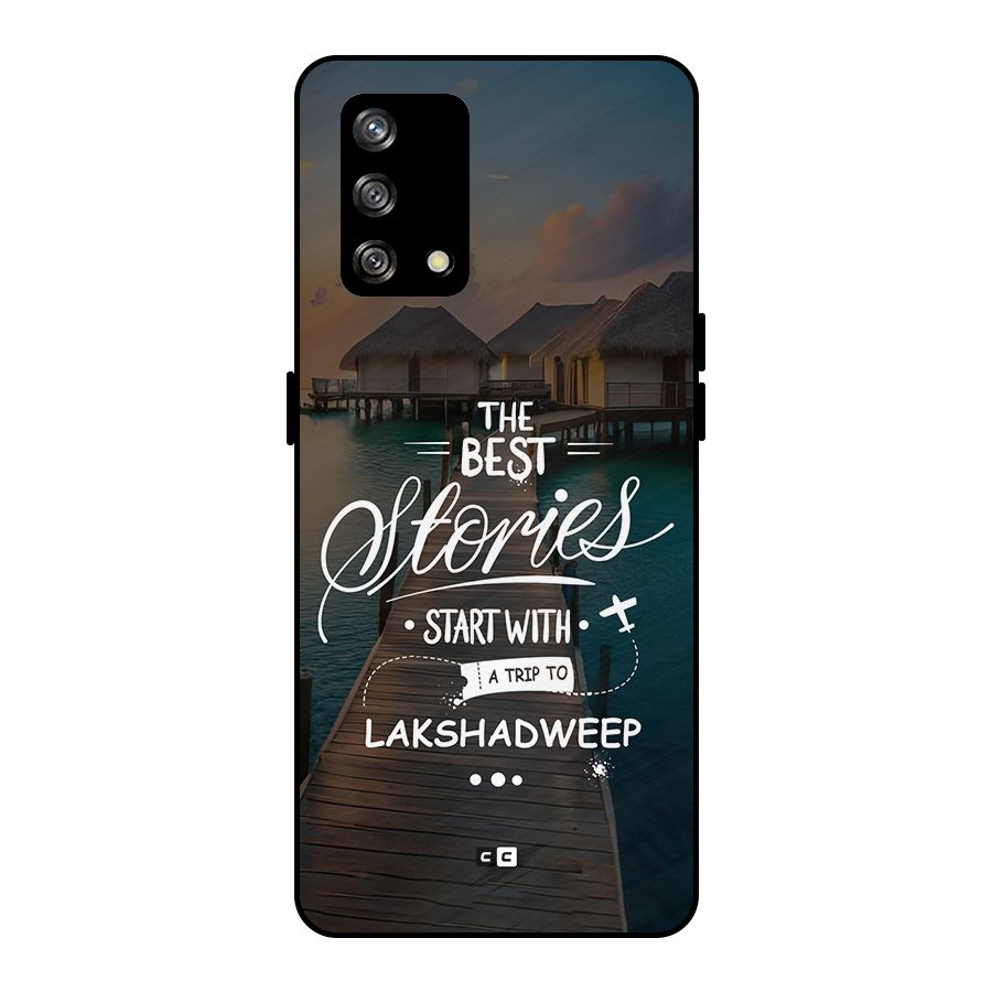 Lakshadweep Stories Metal Back Case for Oppo F19