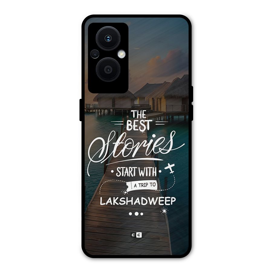 Lakshadweep Stories Metal Back Case for Oppo F21s Pro 5G