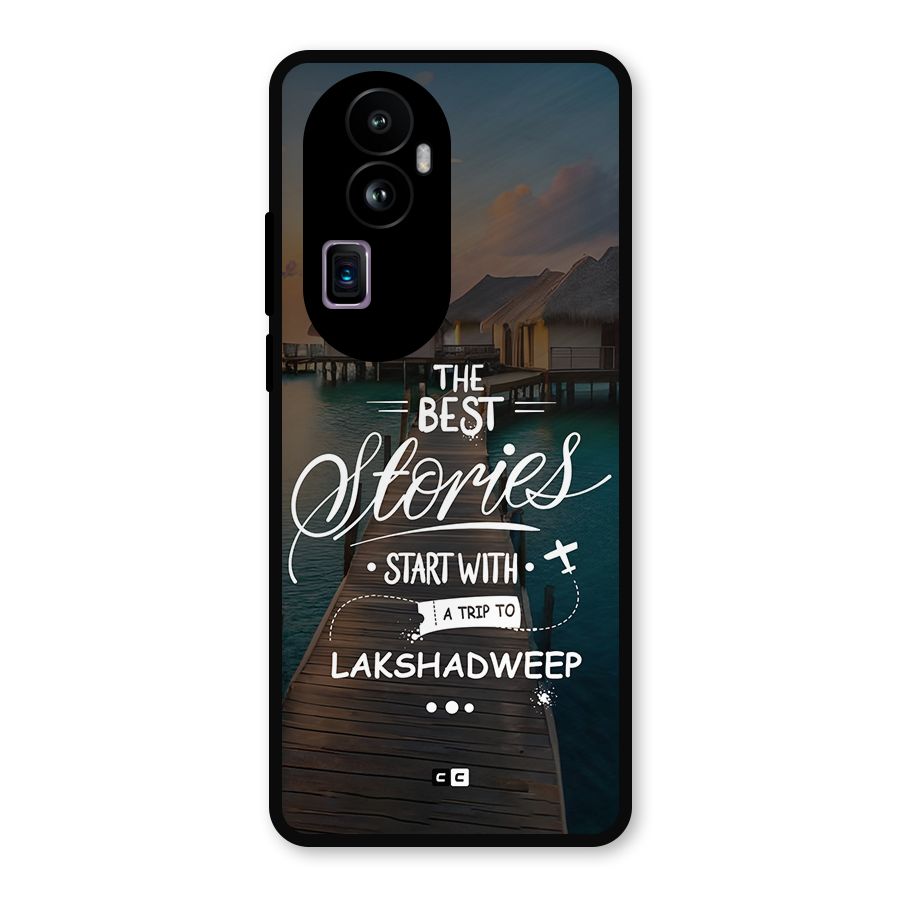 Lakshadweep Stories Metal Back Case for Oppo Reno10 Pro Plus
