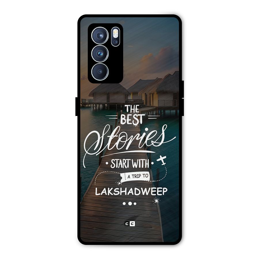Lakshadweep Stories Metal Back Case for Oppo Reno6 Pro 5G