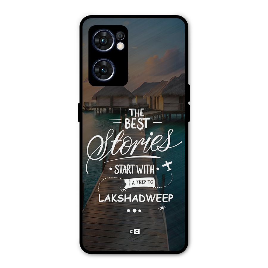 Lakshadweep Stories Metal Back Case for Oppo Reno7 5G