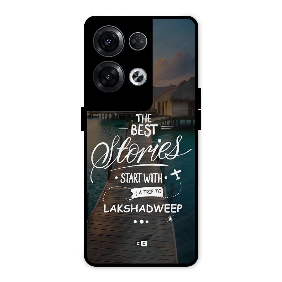 Lakshadweep Stories Metal Back Case for Oppo Reno8 Pro 5G