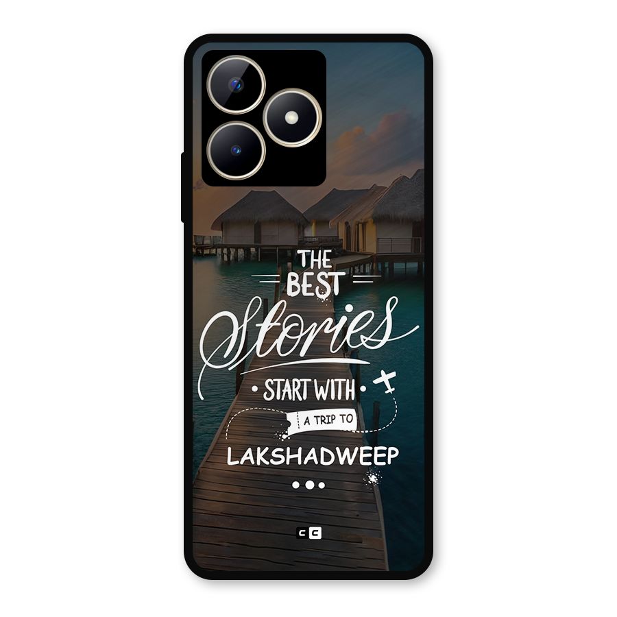 Lakshadweep Stories Metal Back Case for Realme C53