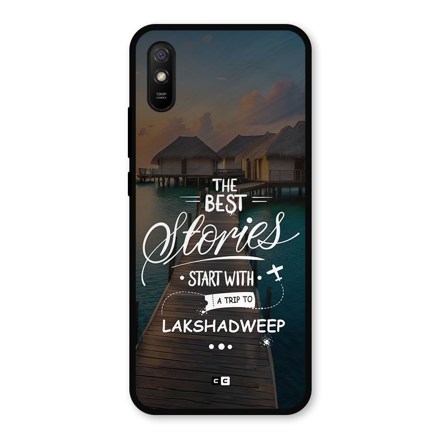 Lakshadweep Stories Metal Back Case for Redmi 9i