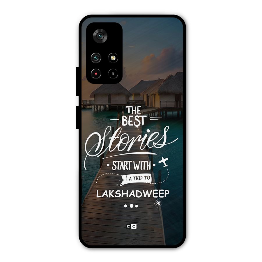 Lakshadweep Stories Metal Back Case for Redmi Note 11T 5G