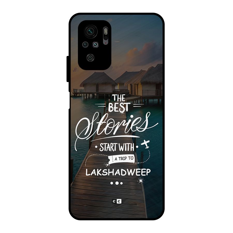 Lakshadweep Stories Metal Back Case for Redmi Note 11 SE