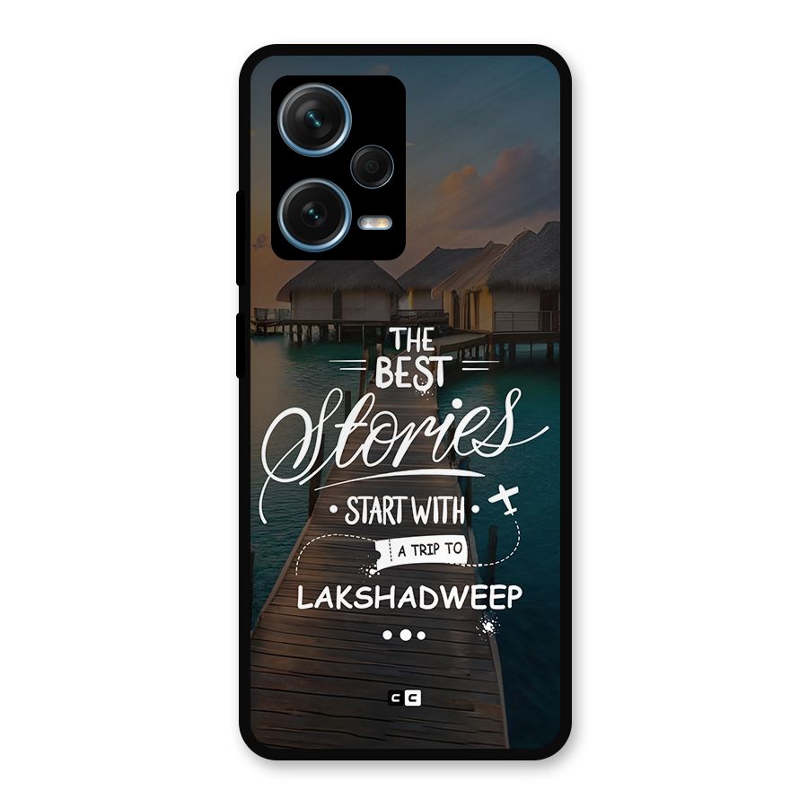Lakshadweep Stories Metal Back Case for Redmi Note 12 Pro Plus 5G