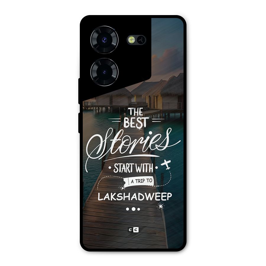 Lakshadweep Stories Metal Back Case for Tecno Pova 5 Pro 5G