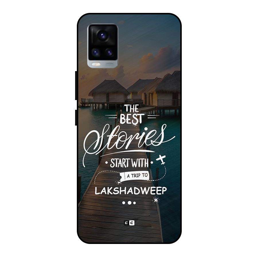 Lakshadweep Stories Metal Back Case for Vivo V20 2021