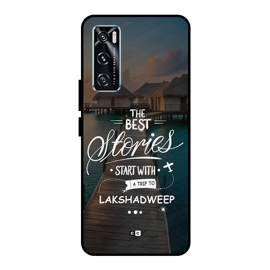 Lakshadweep Stories Metal Back Case for Vivo V20 SE