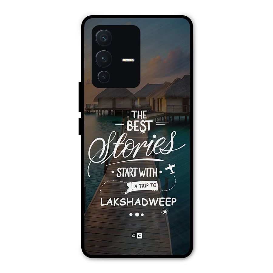 Lakshadweep Stories Metal Back Case for Vivo V23 Pro
