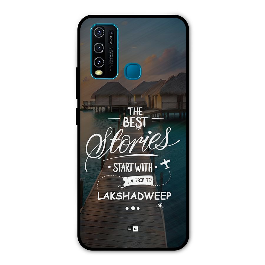 Lakshadweep Stories Metal Back Case for Vivo Y30