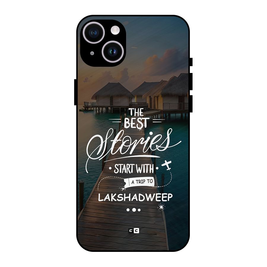 Lakshadweep Stories Metal Back Case for iPhone 14 Plus