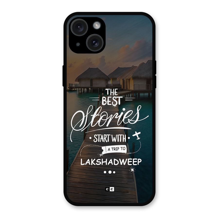 Lakshadweep Stories Metal Back Case for iPhone 15 Plus