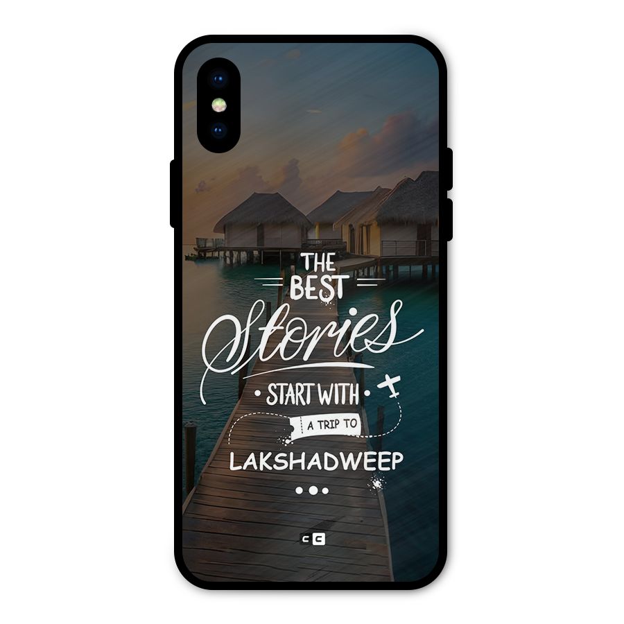 Lakshadweep Stories Metal Back Case for iPhone XS