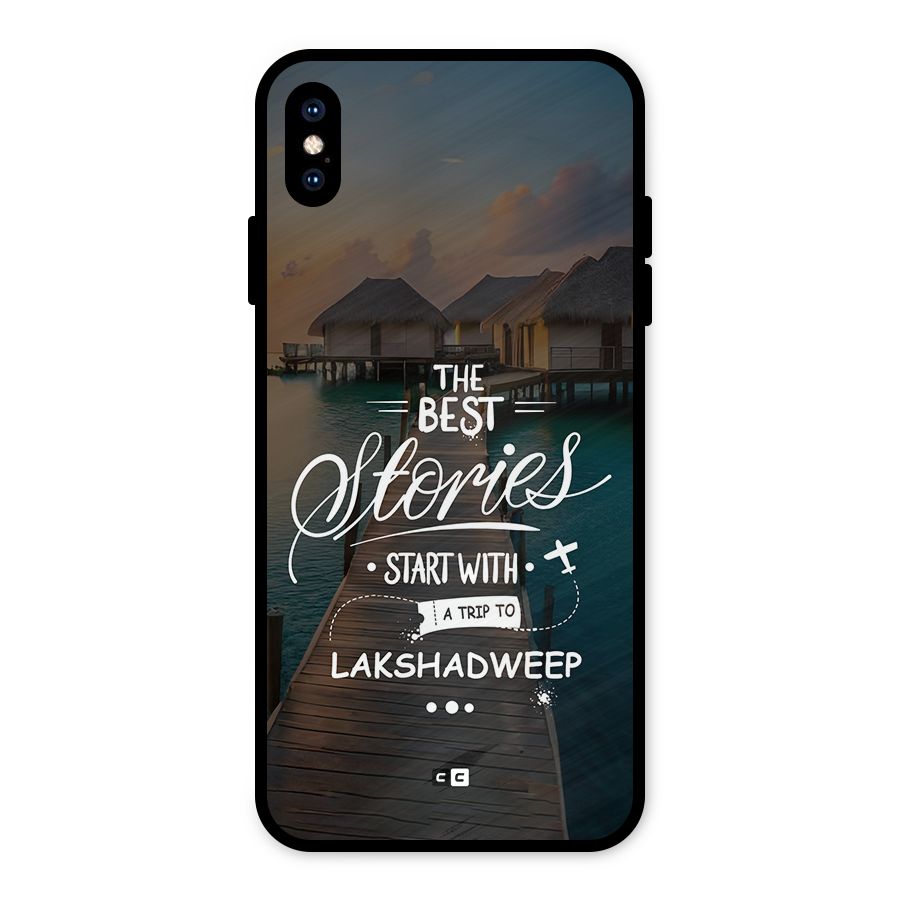 Lakshadweep Stories Metal Back Case for iPhone XS Max