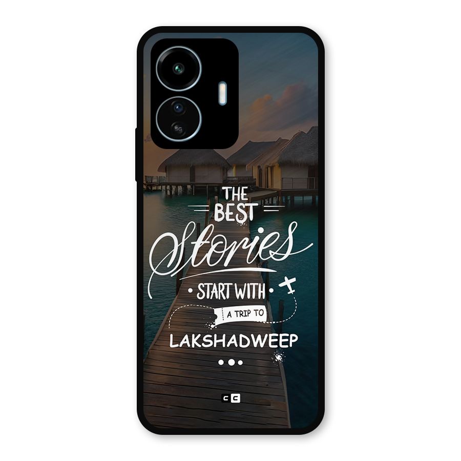 Lakshadweep Stories Metal Back Case for vivo iQOO Z6 Lite 5G