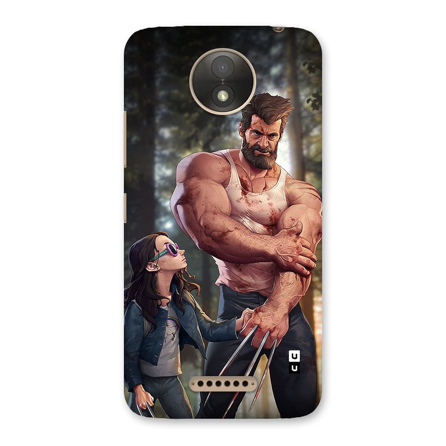Laura Logan Back Case for Moto C Plus
