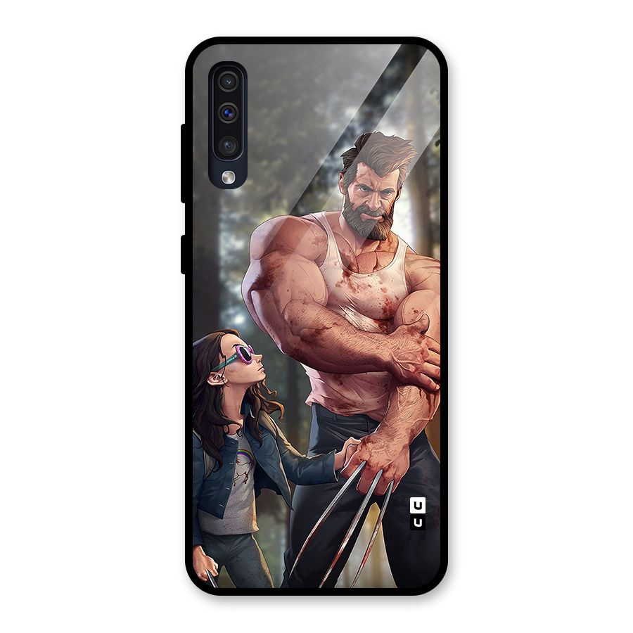 Laura Logan Glass Back Case for Galaxy A50s