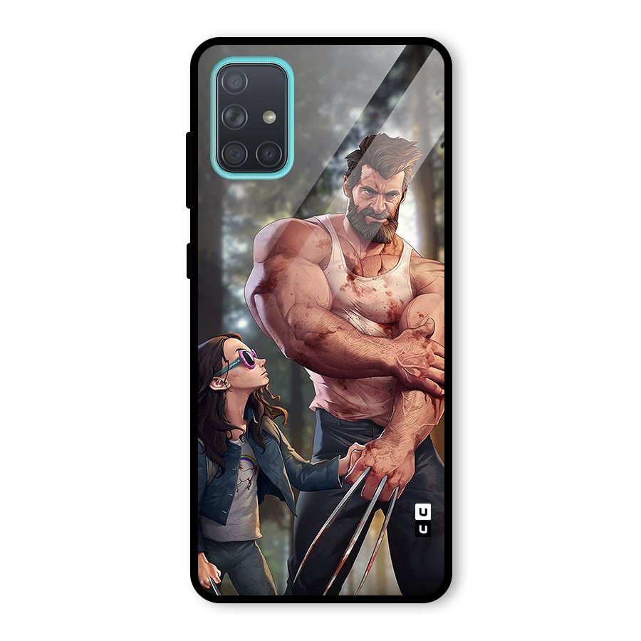 Laura Logan Glass Back Case for Galaxy A71