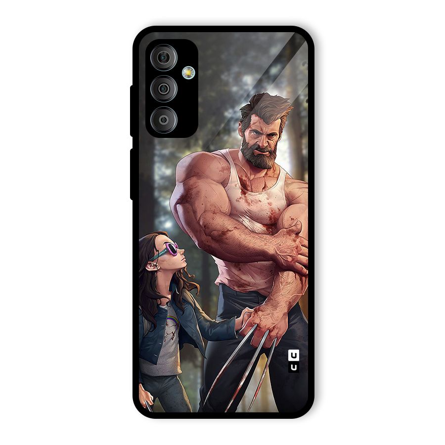 Laura Logan Glass Back Case for Galaxy F23