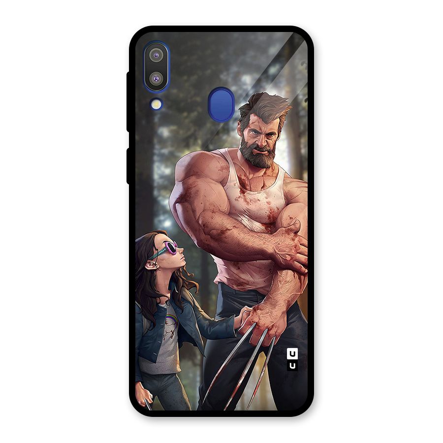 Laura Logan Glass Back Case for Galaxy M20