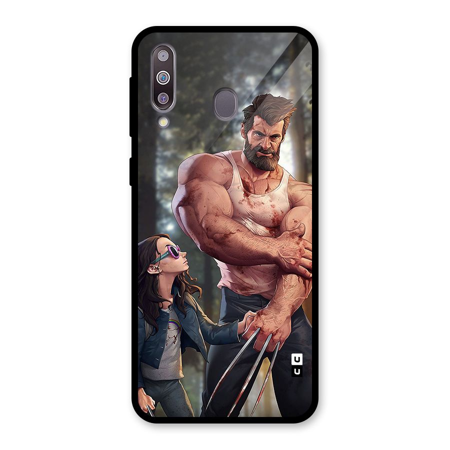 Laura Logan Glass Back Case for Galaxy M30