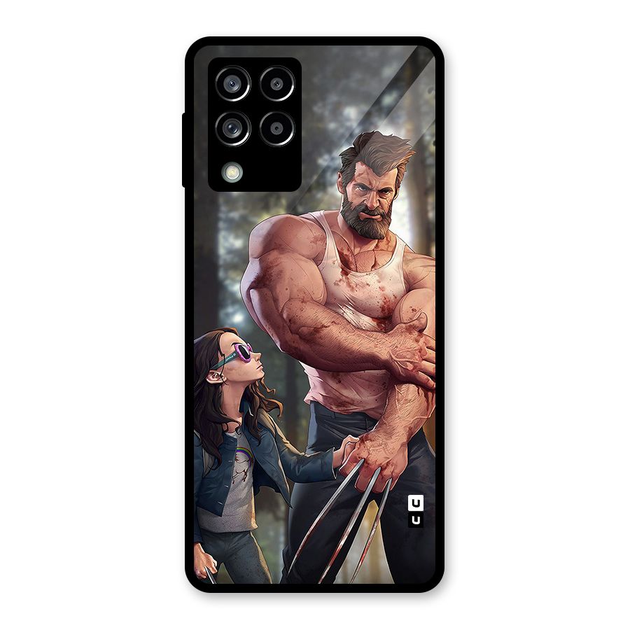 Laura Logan Glass Back Case for Galaxy M53 5G