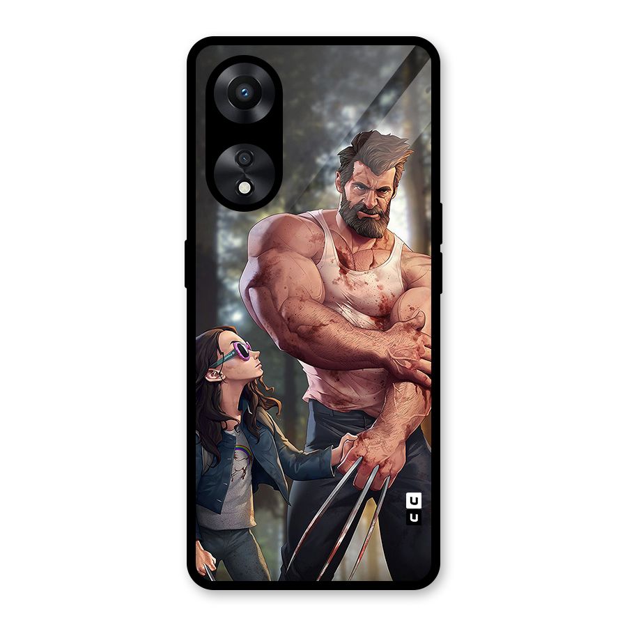 Laura Logan Glass Back Case for Oppo A78