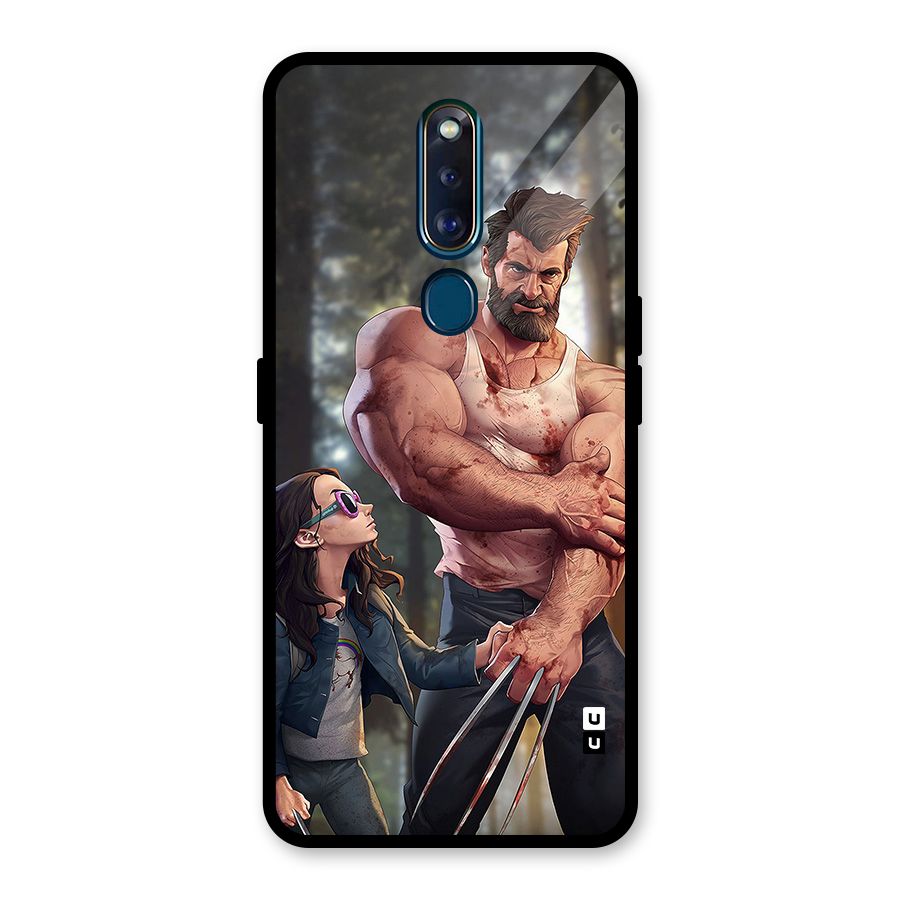 Laura Logan Glass Back Case for Oppo F11 Pro
