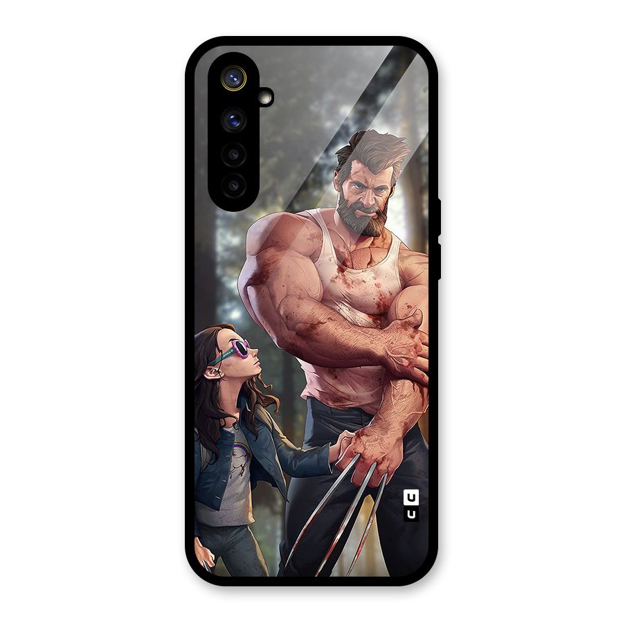 Laura Logan Glass Back Case for Realme 6