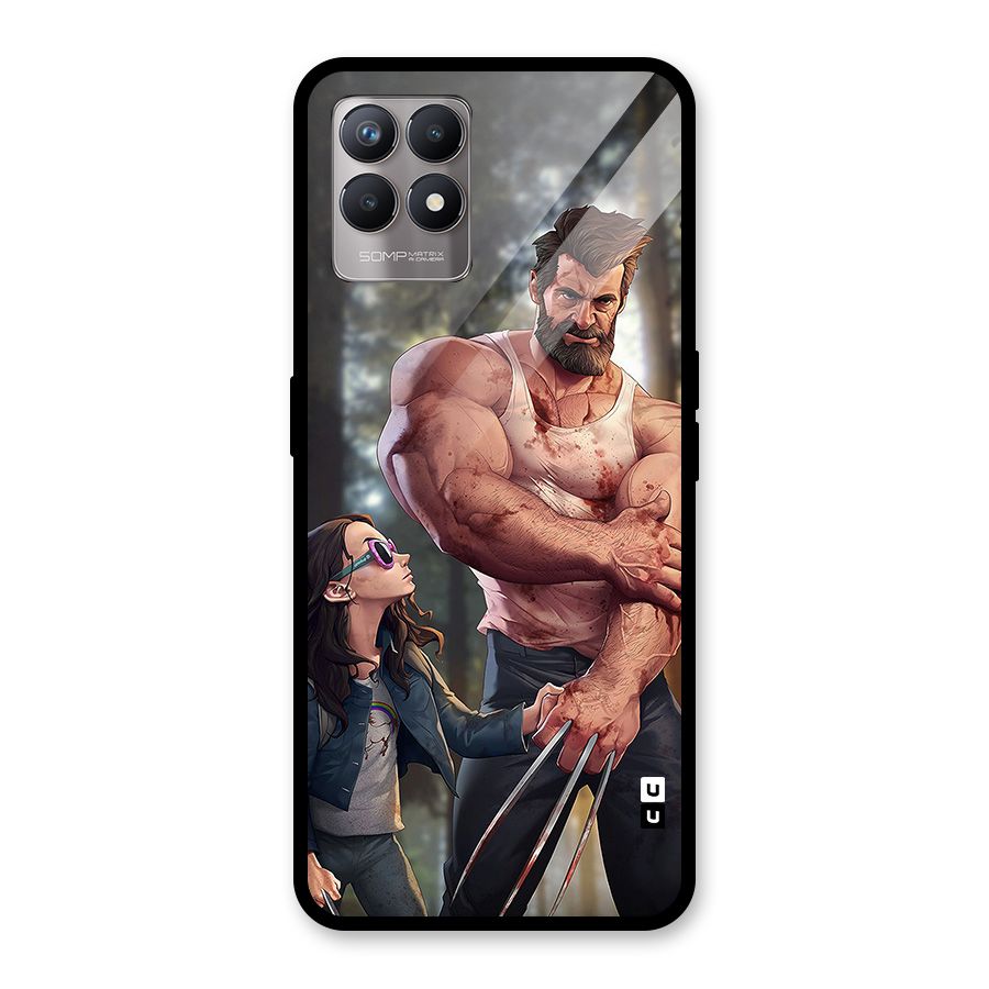 Laura Logan Glass Back Case for Realme 8i