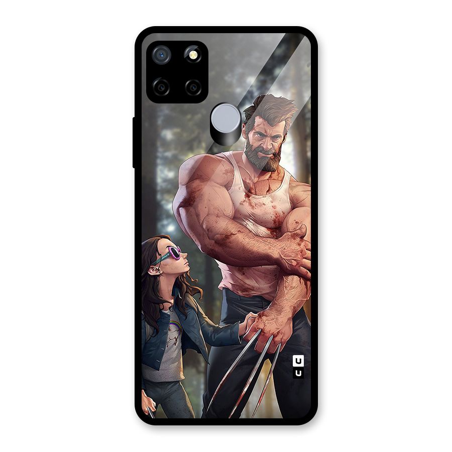 Laura Logan Glass Back Case for Realme Narzo 20