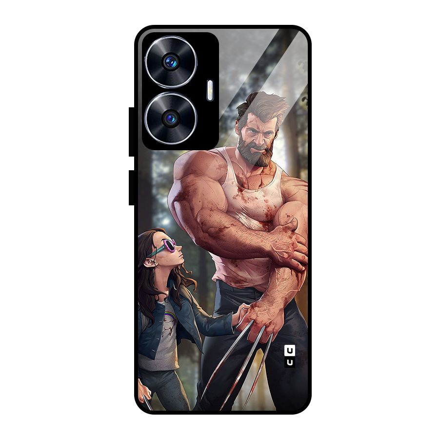 Laura Logan Glass Back Case for Realme Narzo N55
