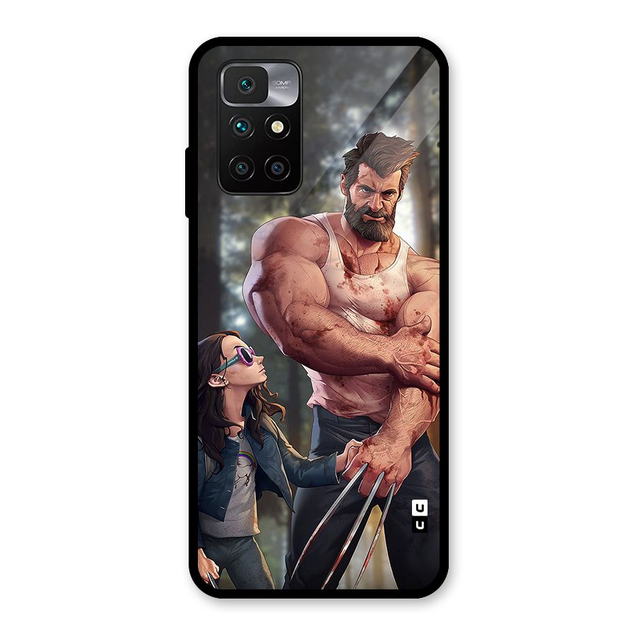 Laura Logan Glass Back Case for Redmi 10 Prime