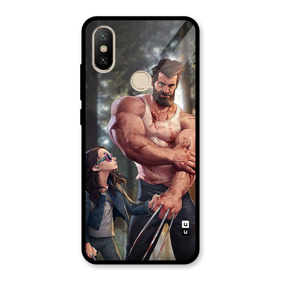 Laura Logan Glass Back Case for Redmi A2