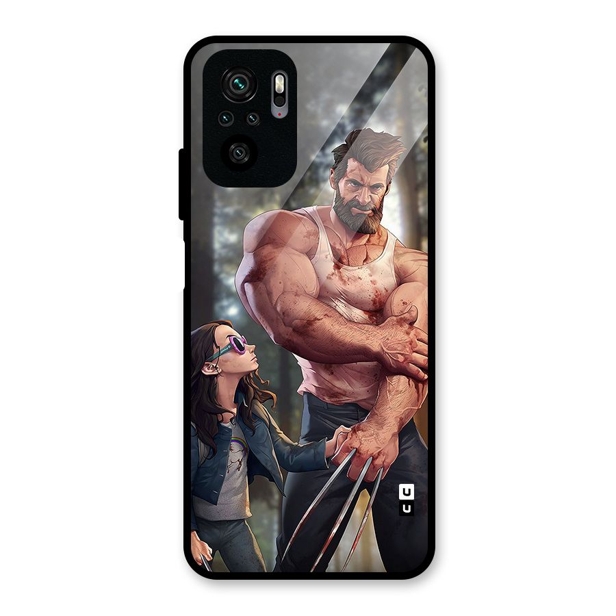 Laura Logan Glass Back Case for Redmi Note 10S