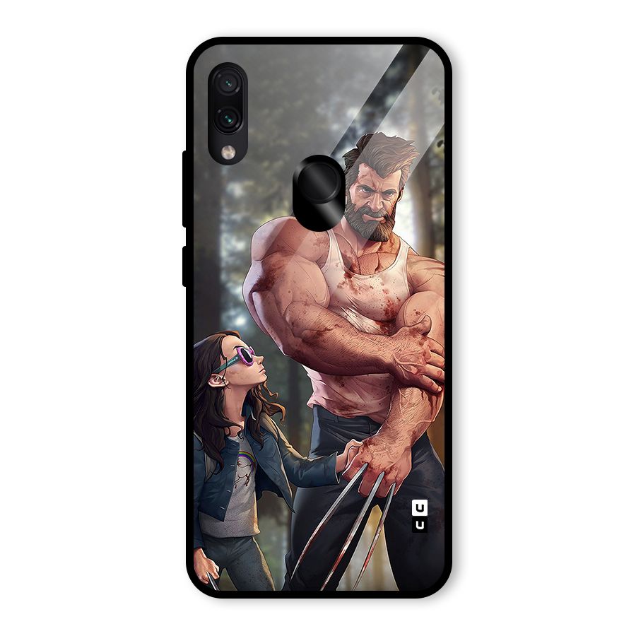 Laura Logan Glass Back Case for Redmi Note 7