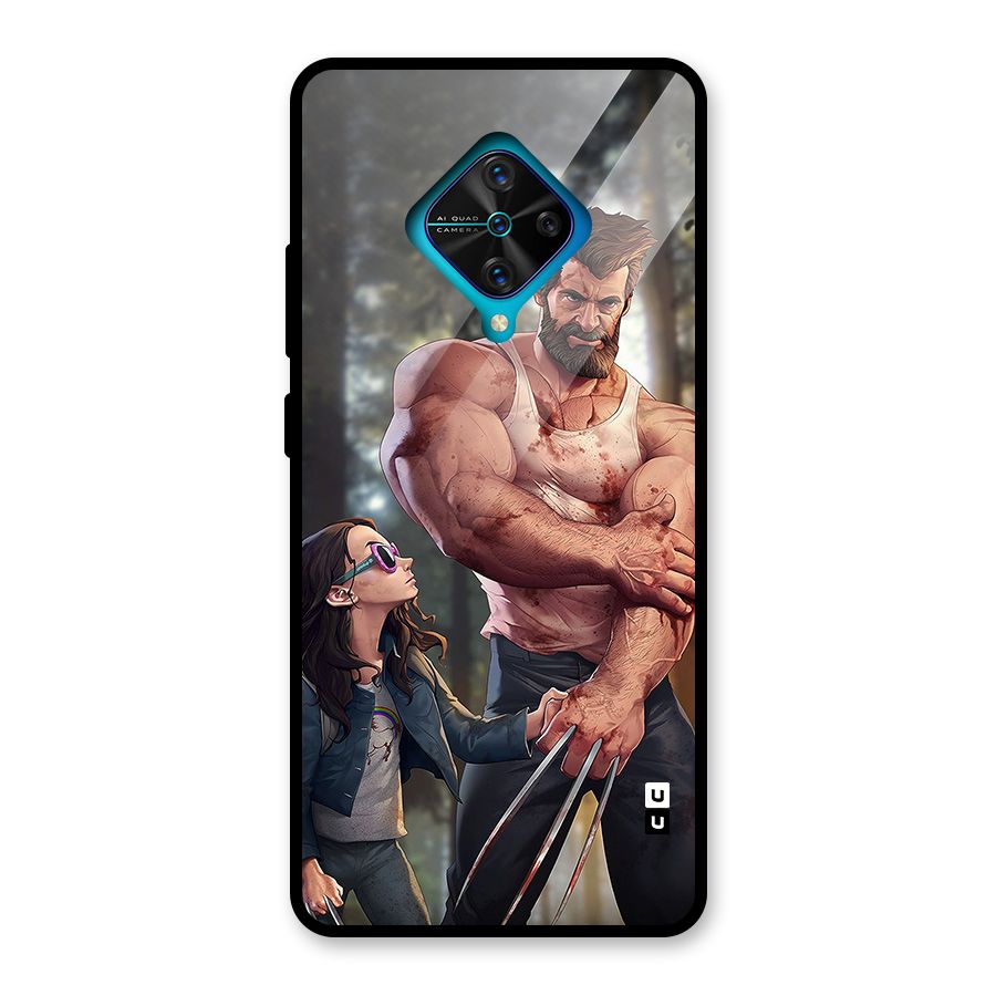 Laura Logan Glass Back Case for Vivo S1 Pro