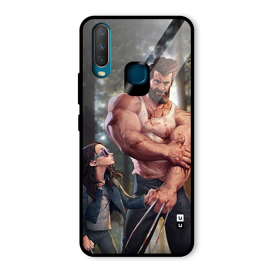 Laura Logan Glass Back Case for Vivo U10