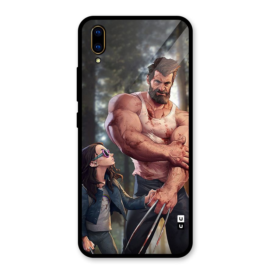 Laura Logan Glass Back Case for Vivo V11 Pro