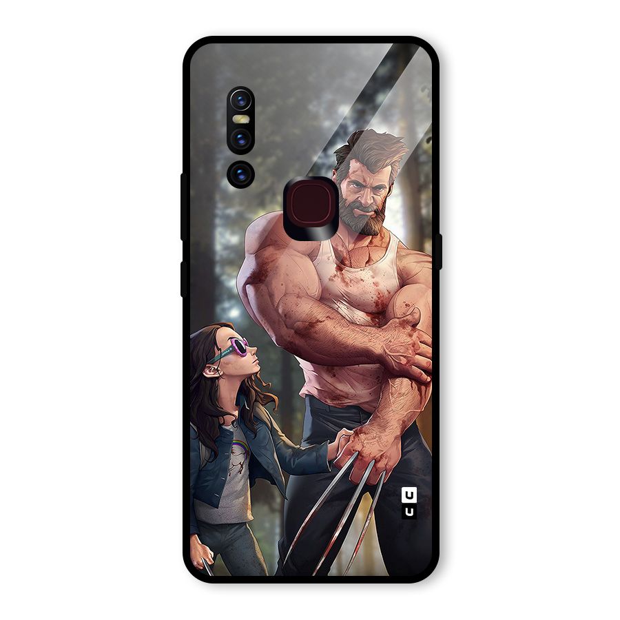 Laura Logan Glass Back Case for Vivo V15