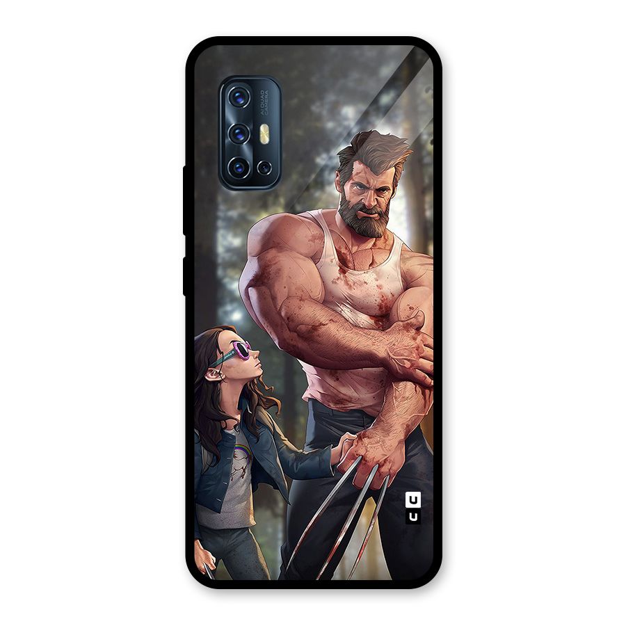 Laura Logan Glass Back Case for Vivo V17