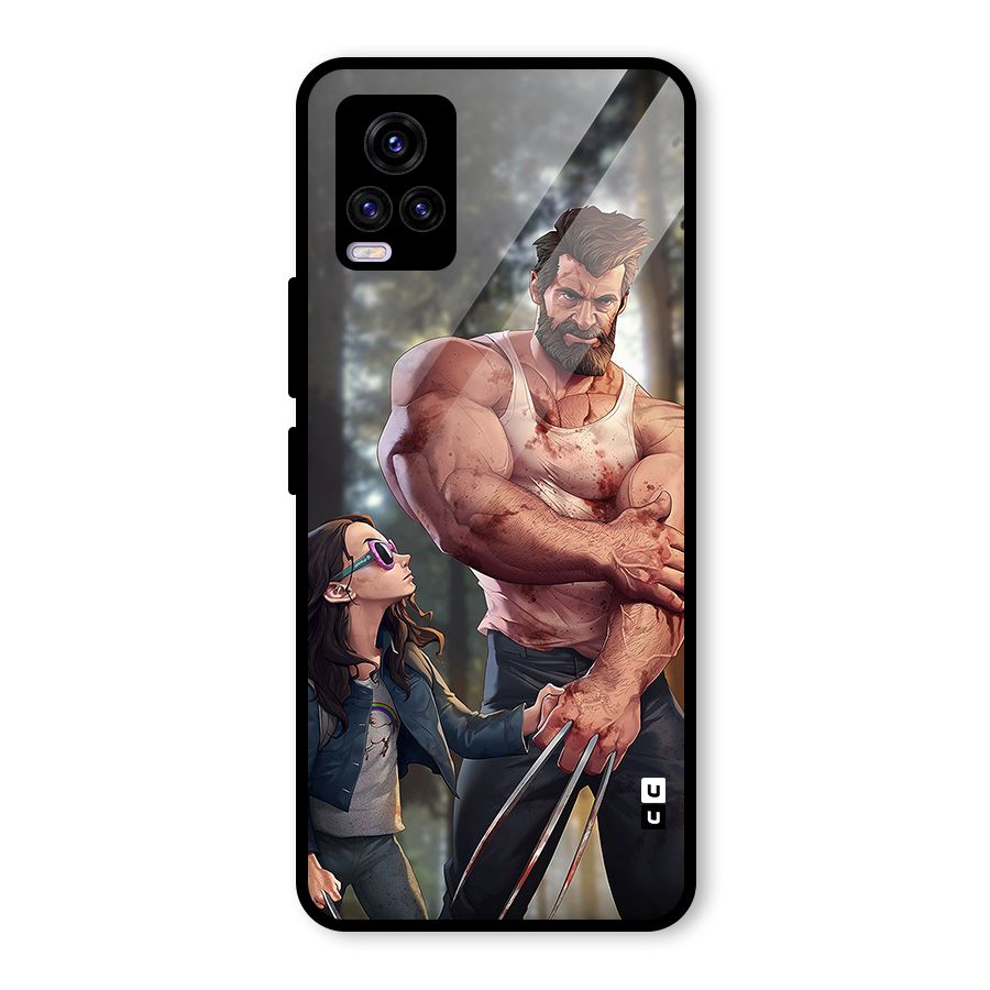 Laura Logan Glass Back Case for Vivo V20