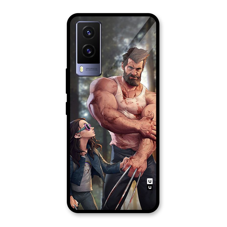 Laura Logan Glass Back Case for Vivo V21e 5G
